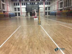 學校松木舞臺體育場館地板施工隊